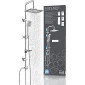 Eisl Ensemble de douche de tête EASY COOL chrome