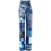 Winshape Pantalon de sport 'CUL101C' bleu nuit / bleu denim / bleu clair