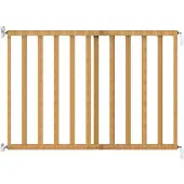 Noma Barrière de sécurité extensible 63,5-106 cm Bois naturel 93729