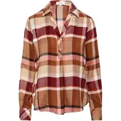 s.Oliver Chemisier beige / bronze / rouge / blanc