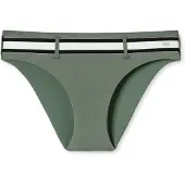 Schiesser Bas de bikini 'Californian Dream' kaki / noir / blanc