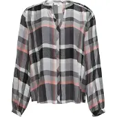 s.Oliver Chemisier gris / corail / noir / blanc