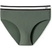Schiesser Bas de bikini 'Aqua Californian Dream' kaki / noir / blanc