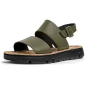 Camper Sandales à lanières 'Oruga' caramel / kaki / noir