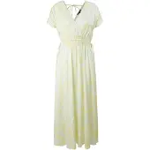 Comma Robe bleu clair / jaune / blanc