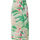 s.Oliver Black Label Jupe écru / vert / rose / blanc