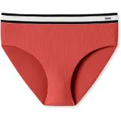 Schiesser Bas de bikini 'Aqua Californian Dream' rouge rouille / noir / blanc