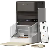 Petlibro Distributeur Automatique de Nourriture avec Reconnaissance par Puce PLAF301 Noir
