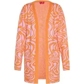 Swirly Cardigan orange / rose