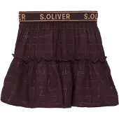 s.Oliver Jupe marron / or