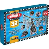Marble Racetrax Ensemble de circuit à billes 32 feuilles 5 m