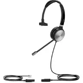Yealink YHS36, filaire, 20 - 20000 Hz, bureau/centre d'appels, 124 g, casque, noir, argenté