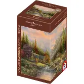Schmidt Spiele Puzzle Puzzle en bois - Le Ruisseau de Montagne - 1000 pièces