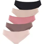 LASCANA Slip nude / marron / rose clair / noir