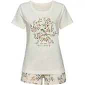 Vivance Pyjama beige / mélange de couleurs