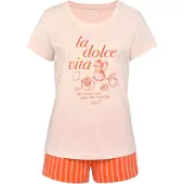 Vivance Pyjama orange / rose clair