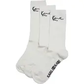 Karl kani Chaussettes noir / blanc cassé
