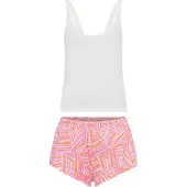 LASCANA Shorty orange / rose / blanc