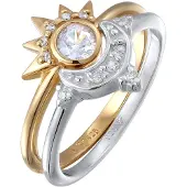 Elli Bague 'Sonne und Mond' or / argent