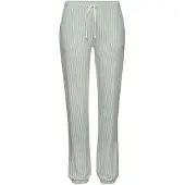 s.Oliver Pantalon de pyjama vert pastel / blanc