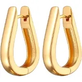 Elli Boucles d'oreilles 'Oval' or
