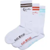 Karl kani Chaussettes 'KA243-037-1' mélange de couleurs / blanc