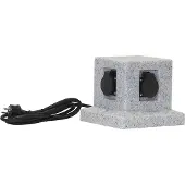Star Trading Prise de jardin 'Plugge',aspect granit,pour 4 fiches