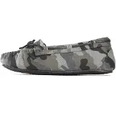 Minnetonka Mocassin gris / vert / noir