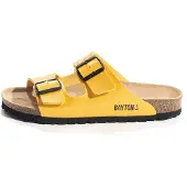 Bayton Pantoufle 'Tracy' jaune / noir