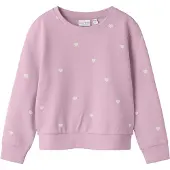 Name it Sweat-shirt 'NMFValba' rose / blanc cassé