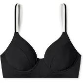 Schiesser Hauts de bikini ' Aqua Californian Dream ' noir