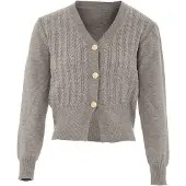 NAEMI Cardigan gris clair