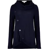 Apricot Cardigan bleu foncé