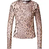 Vila T-shirt 'Ninna' marron / noisette / noir