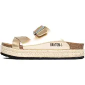 Bayton Mule 'Tenerife' or / noir chiné