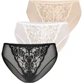TEYLI Culotte 'Glamour' beige / noir / blanc