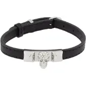 Philipp Plein Bracelet noir / argent