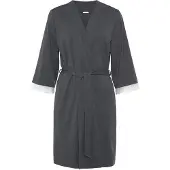s.Oliver Robe de chambre gris / blanc
