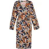 s.Oliver Robe de chambre beige clair / sapin / orange