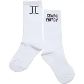 DEF Chaussettes 'Zodiac' noir / blanc