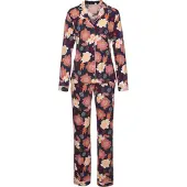 Vivance Pyjama 'Dreams' beige / bleu clair / lilas / violet foncé