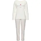 Vivance Pyjama bleu clair / rose ancienne / blanc