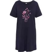 s.Oliver Chemise de nuit bleu foncé / rose