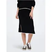 ONLY Maternity Jupe 'OLMChick' beige / noir