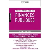 Lgdj Revue française de finances publiques n 142 mai 2018