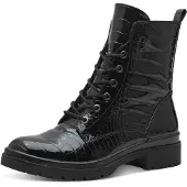 Tamaris Bottes à lacets noir