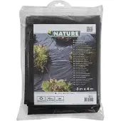 Nature Bâche de couverture 4x6 m 100µ noir
