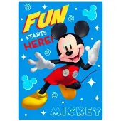 Disney Couverture en polaire enfant Mickey