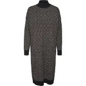 Vero Moda Robes en maille 'ARIA' noir / blanc