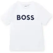 BOSS T-shirt en coton à logo imprimé pour enfant